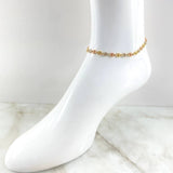 Tobillera Gc 4.5 g / 24.5 cm / 5.1 mm Tres Oros 18K