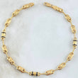 Pulso Rustico Corona 5.05gr / 21cm / Oro 18K *