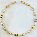 Pulso Rustico Corona 5.05gr / 21cm / Oro 18K *