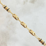 Pulso Rustico Corona 5.1gr / 21cm / Oro 18K *