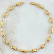 Pulso Rustico Corona 5.05gr / 22cm / Oro 18K *