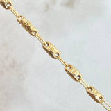 Pulso Rustico Corona 5.05gr / 22cm / Oro 18K *