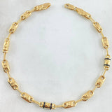 Pulso Rustico Corona 5.1gr / 21cm / Oro 18K *