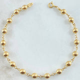 Pulso Tipo Militar 3.5gr / 19cm / Oro 18K