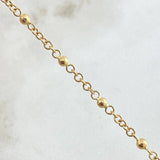 Pulso Denario Virgen Milagrosa 3.75gr / 18cm / Oro 18K *