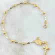 Pulso Denario Virgen Milagrosa 2.74gr / 17cm / Oro 18K *