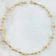 Tobillera Tipo Militar 2.5gr / 24cm / Oro 18K