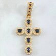 Dije Cruz Tupida 5.2gr / 4.5cm / Oro 18K