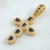Dije Cruz Tupida 5.2gr / 4.5cm / Oro 18K