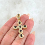 Dije Cruz Tupida 5.2gr / 4.5cm / Oro 18K