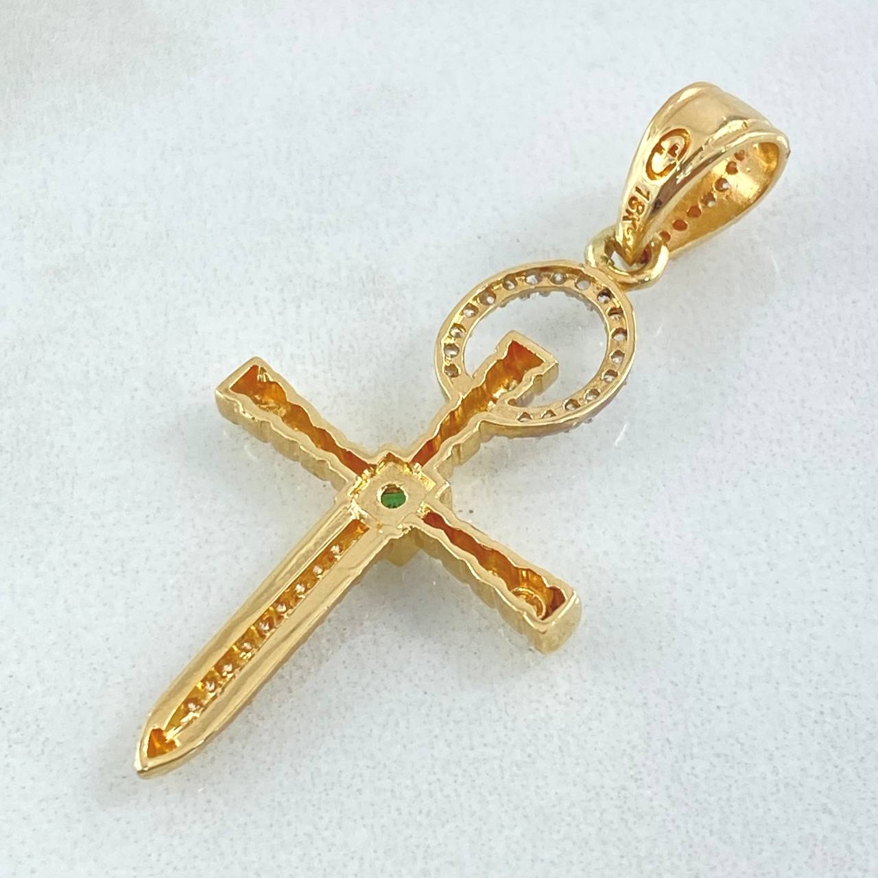 Dije Cruz Espada 3.65gr / 4.3cm / Oro 18K