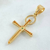 Dije Cruz Espada 3.65gr / 4.3cm / Oro 18K