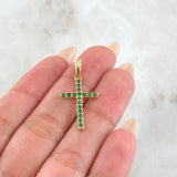 Dije Cruz Tupida 1.6gr / 2.2cm / Oro 18K