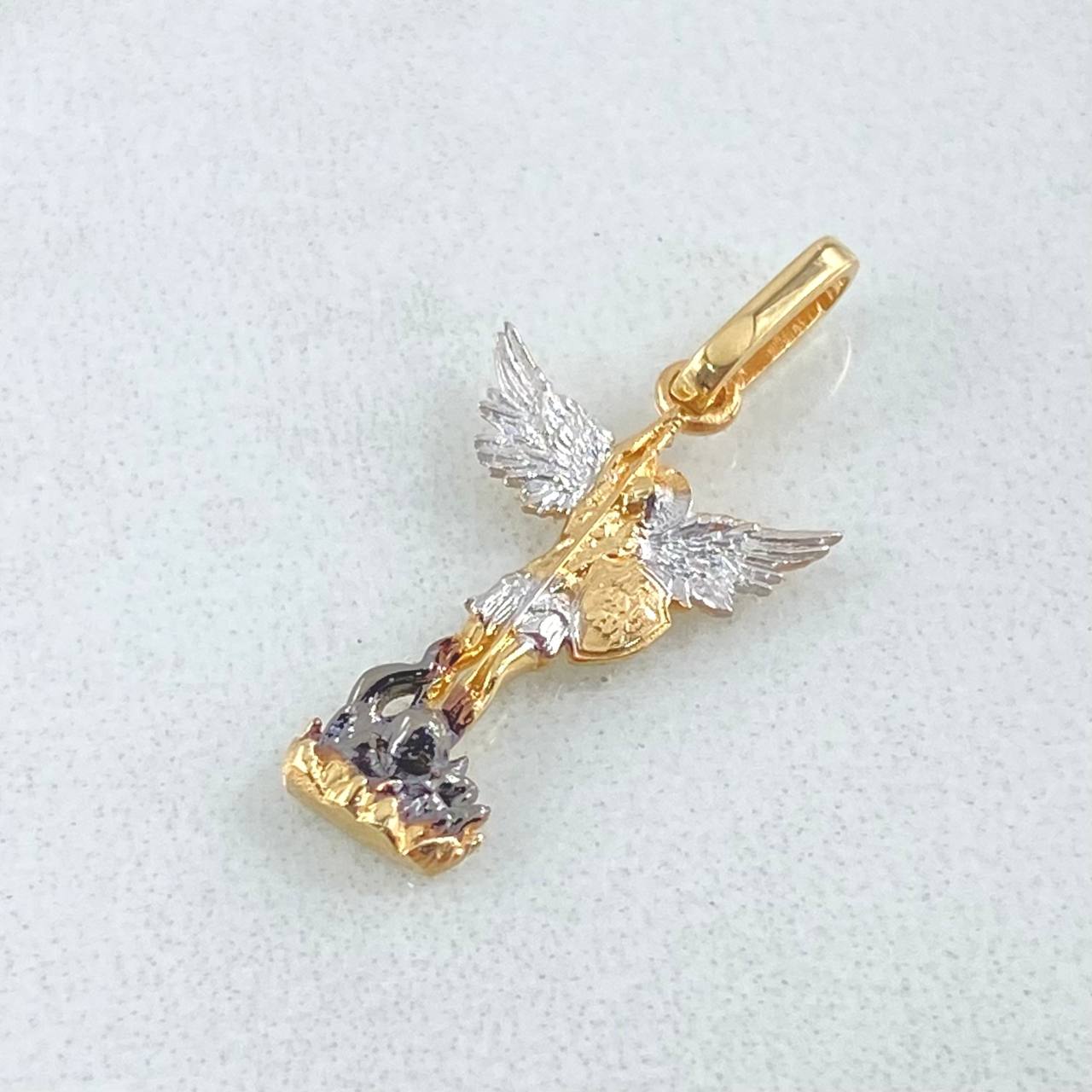 Dije San Miguel Arcángel 1.05gr / 2.4cm / Oro 18K