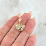 Dije Rostro Oso 2.7gr / 2cm / Oro 18K