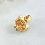 Dije Rostro Oso 2.3gr / 2.3cm / Oro 18K