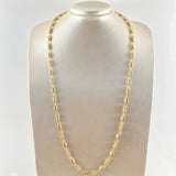 Cadena Rustica Barril Intercalada 17.2gr / 70cm / Oro 18K *