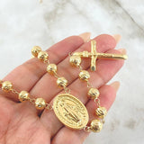 Rosario Virgen Milagrosa 25.3gr / 65cm / Oro 18K *