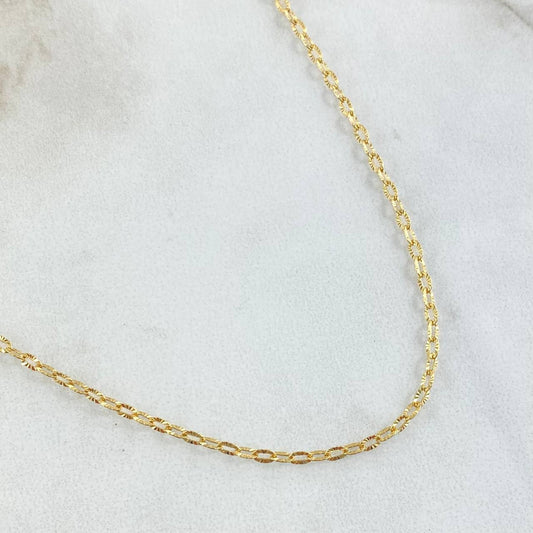 Cadena Aro Seguido 1.9gr / 45cm / +3 Oro 18K ©