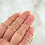 Cadena Aro Seguido 2.1gr / 50cm / +3 Oro 18K *