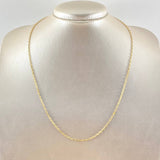 Cadena Aro Seguido 2.1gr / 50cm / Oro Amarillo +3 18K
