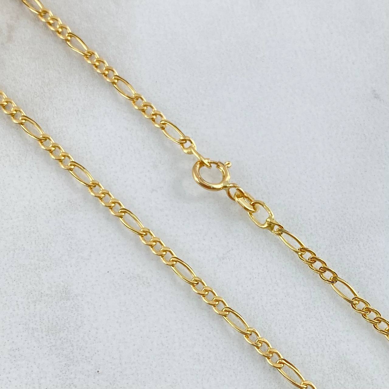 Cadena Figaro 1.4gr / 45cm / +1 Oro 18K *