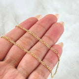 Cadena Figaro 1.35gr / 45cm / +1 Oro 18K ©