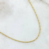 Cadena Figaro 1.75gr / 45cm / +1 Oro 18K *