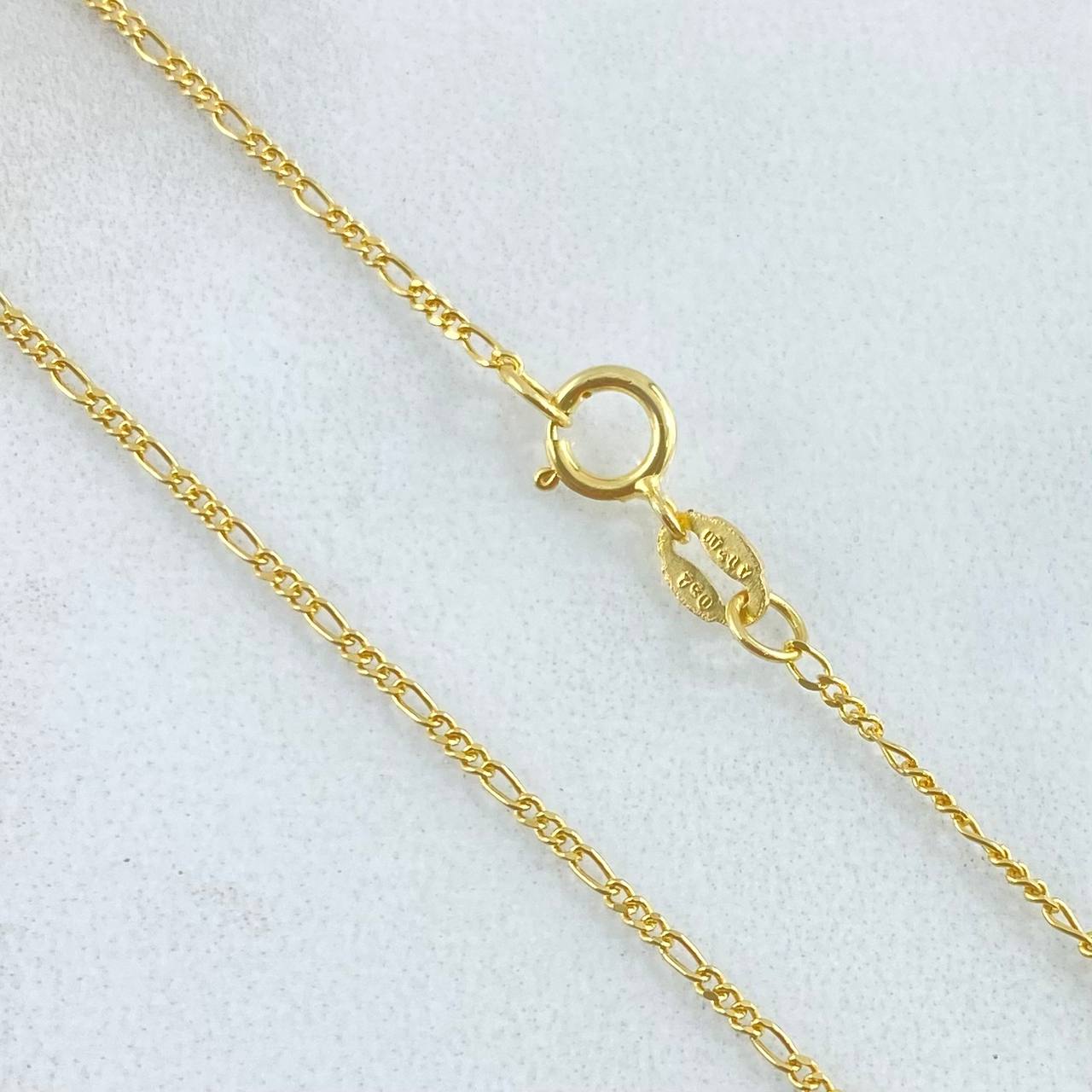 Cadena Figaro 1.75gr / 45cm / +1 Oro 18K *
