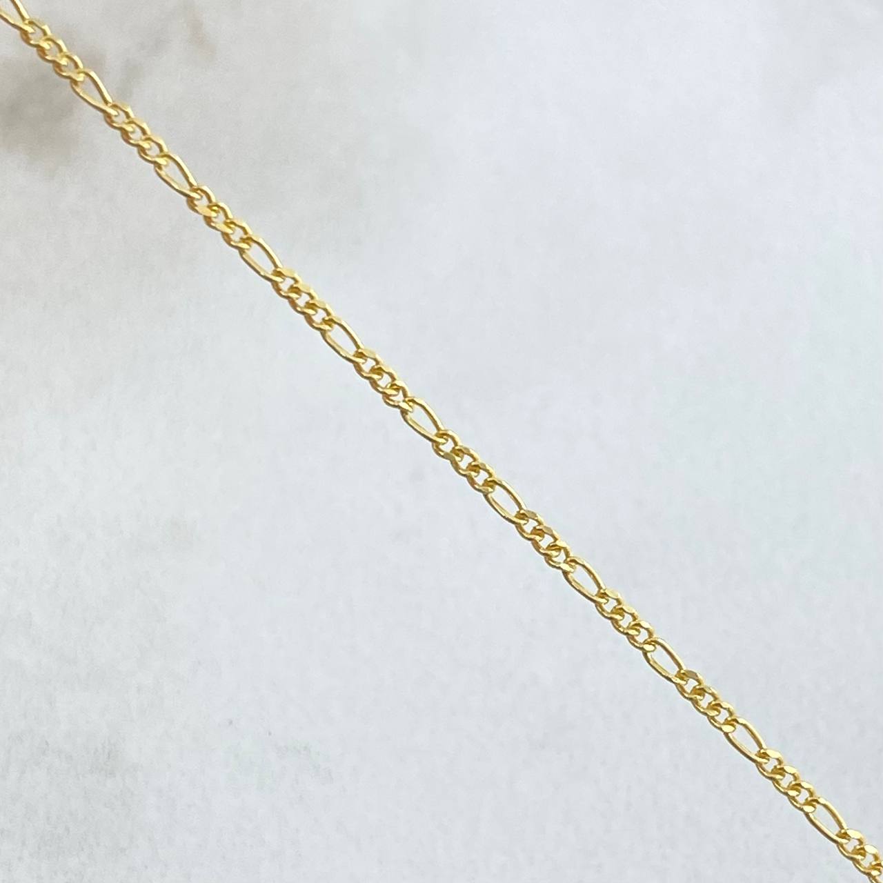 Cadena Figaro 1.15 g / 45.3 cm / 1 mm Oro Amarillo 18K