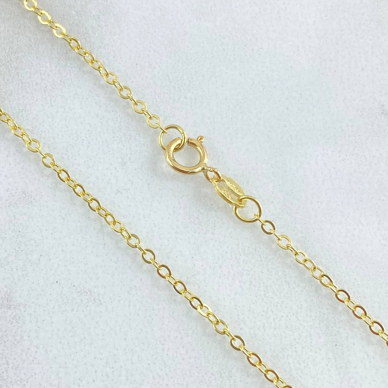Cadena Aro seguido 1.05gr / 45cm / 1.2mm Oro Amarillo +3 18K *