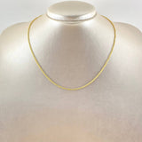 Cadena Singapur 2.05gr / 40cm / +3 Oro 18K *