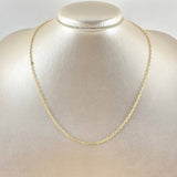 Cadena Aro Seguido 1.9gr / 45cm / +3 Oro 18K *