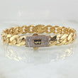 Pulso Aro Cubano 17.75gr / 17cm / +4 Oro 18K *