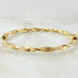 Pulso Aro Entorchado 6.75gr / 20cm / +4 Oro 18K *