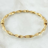 Pulso Aro Entorchado 6.75gr / 20cm / +4 Oro 18K *