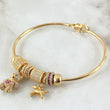 Pulso Aro Dijes 16.4gr / 17cm / Oro 18K *