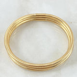 Pulso Recticulado x3 4.7gr / 19cm / +4 Oro 18K *