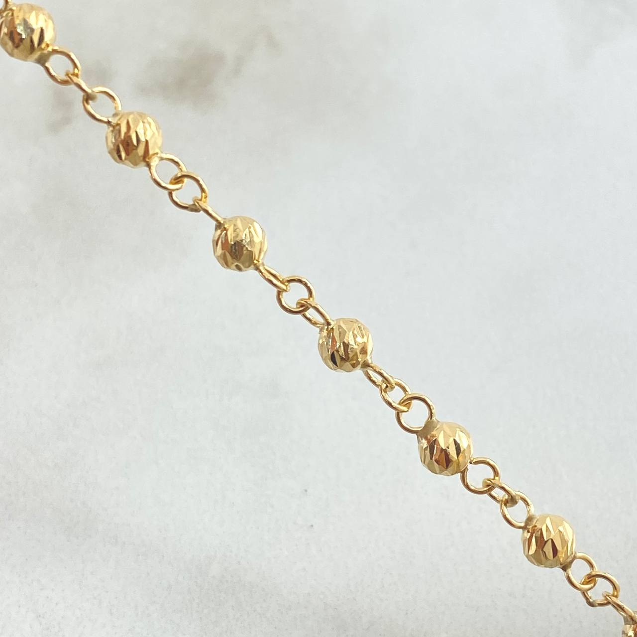 Pulso Tipo Militar 1.8gr / 16.5cm / 3mm Oro Amarillo 18K