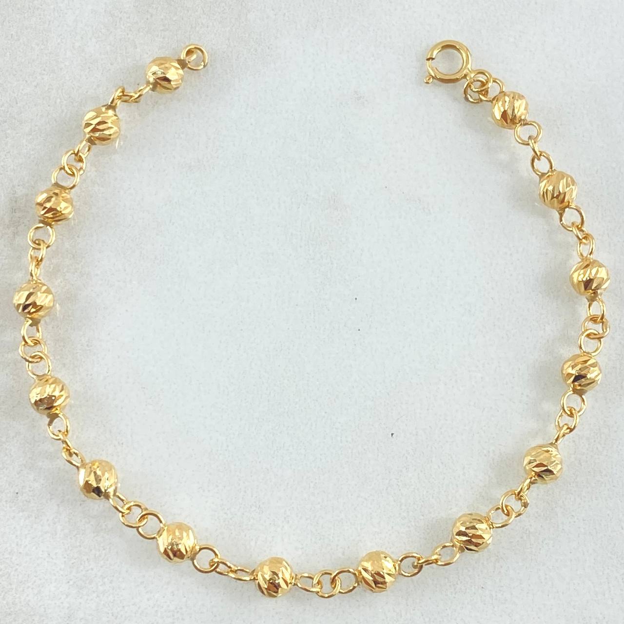 Pulso Tipo Militar 1.85gr / 17cm / 3mm Oro Amarillo 18K