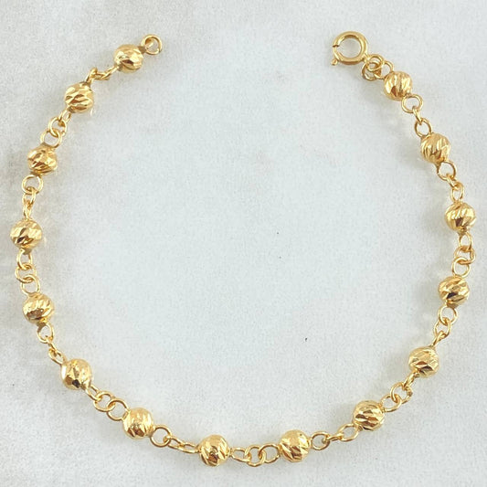 Pulso Tipo Militar 1.8gr / 17cm / 3mm Oro Amarillo 18K