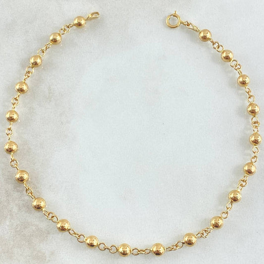 Pulso Tipo Militar 3gr / 19cm / Oro 18K