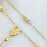 Rosario Virgen Miragrosa 8.2gr / 50cm / Oro 18K