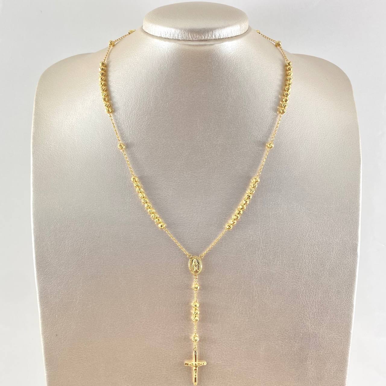 Rosario Virgen Miragrosa 8.2gr / 50cm / Oro 18K