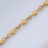 Pulso Tipo Militar 2.75gr / 18.8cm / Oro 18K $