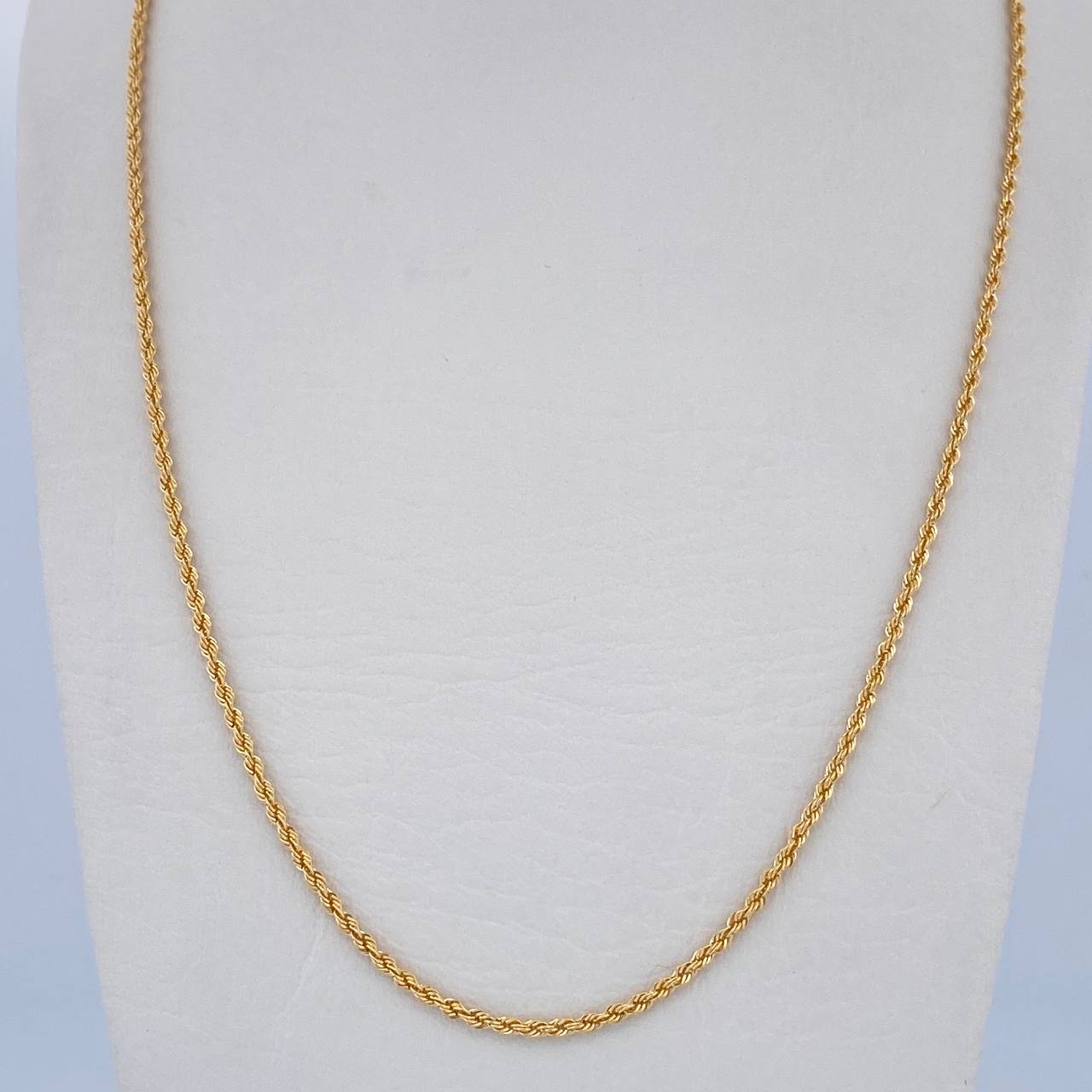 Cadena Lazo 4.9gr / 60cm / +3Oro 18K $