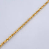 Pulso Lazo 1.9gr / 19.1cm / 2.4mm Oro Amarillo +3 18K &