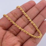 Pulso Lazo 1.9gr / 19.1cm / 2.4mm Oro Amarillo +3 18K &