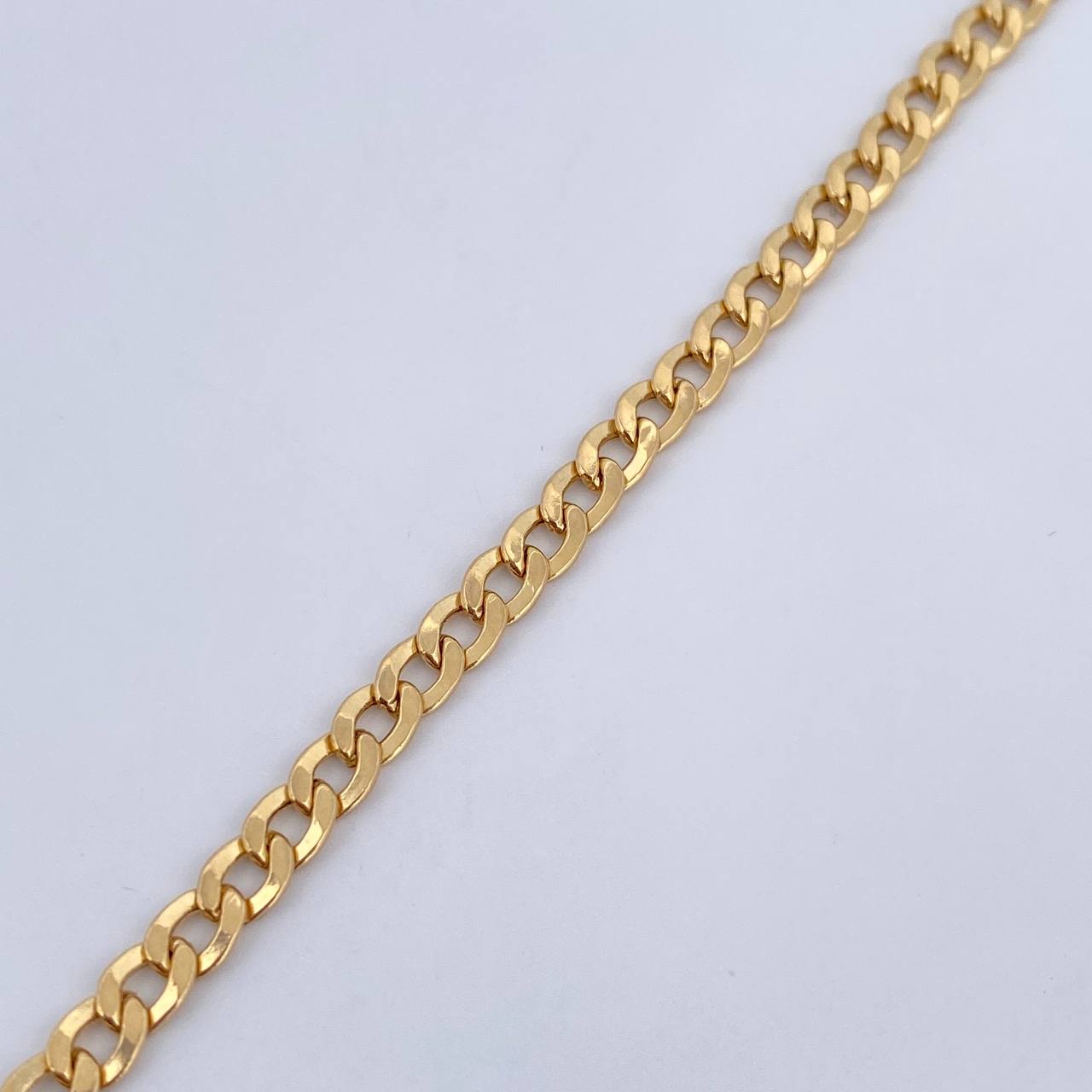 Pulso Cubano 4gr / 18.8cm / 3.8mm Oro Amarillo +0 18K &