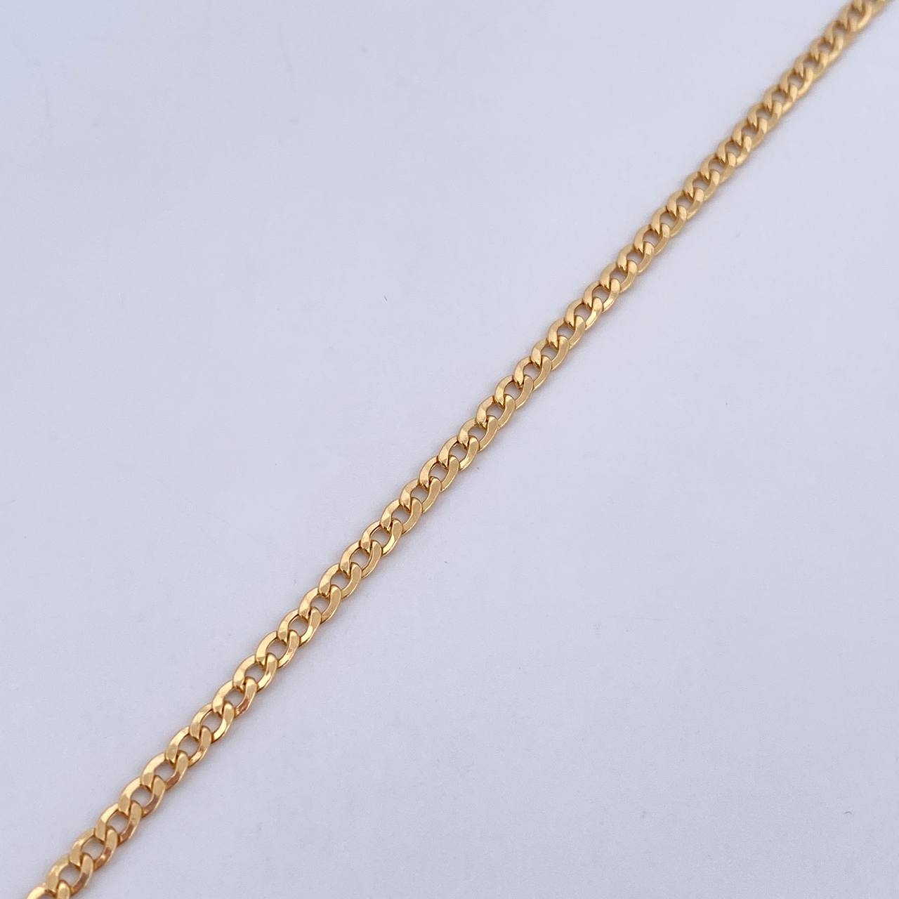 Pulso Cubano 2gr / 20.8cm / 2.5mm Oro Amarillo +1 18K &